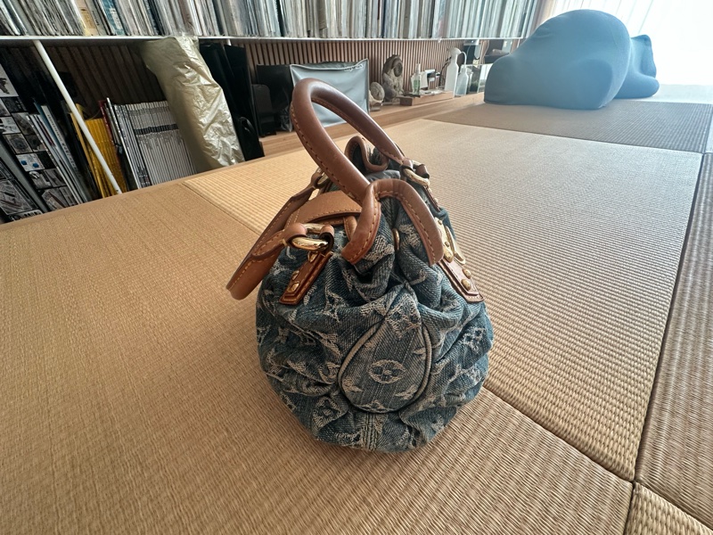 ： 【稀有/絕版】LV Louis Vuitton Neo Speedy 丹寧牛仔 醫生包 手提包-2