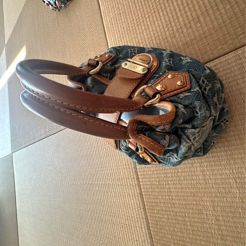 ： 【稀有/絕版】LV Louis Vuitton Neo Speedy 丹寧牛仔 醫生包 手提包-3