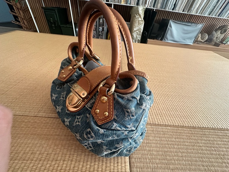 ： 【稀有/絕版】LV Louis Vuitton Neo Speedy 丹寧牛仔 醫生包 手提包-5