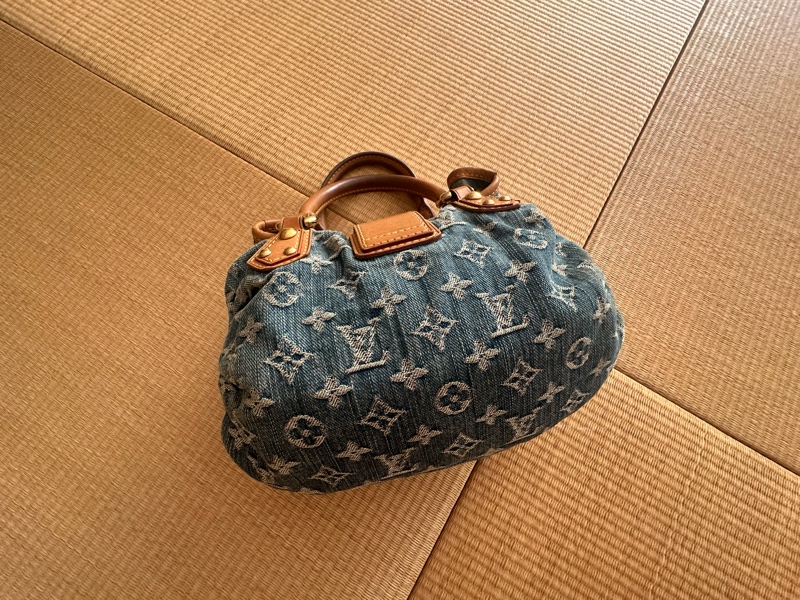 ： 【稀有/絕版】LV Louis Vuitton Neo Speedy 丹寧牛仔 醫生包 手提包-6