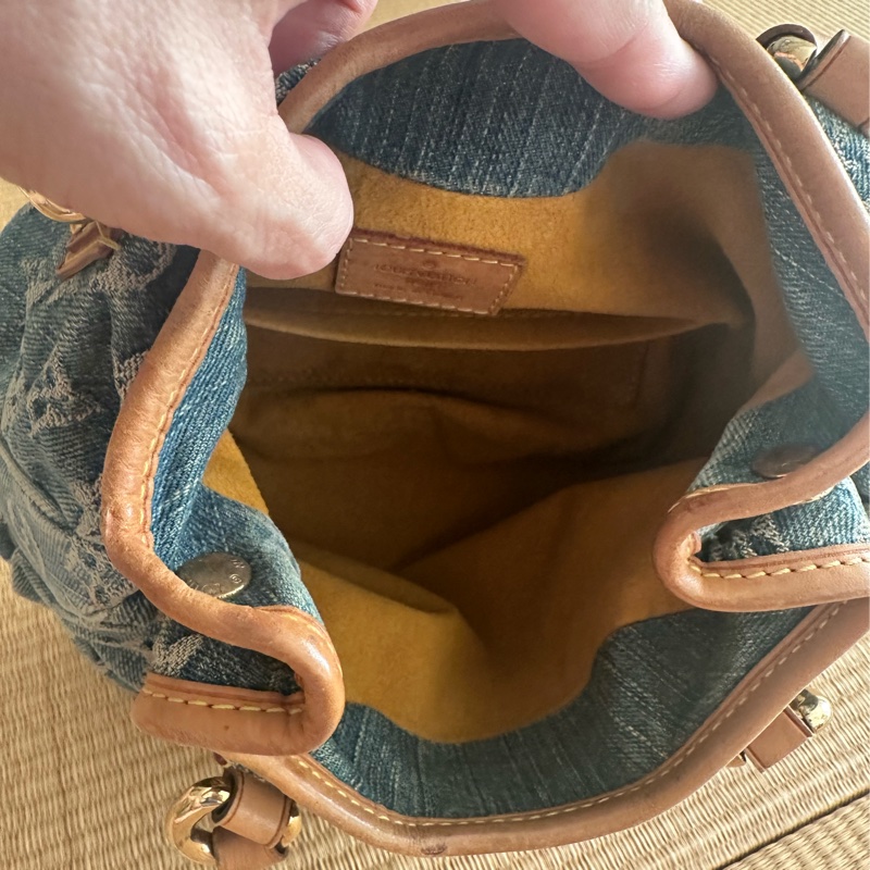 ： 【稀有/絕版】LV Louis Vuitton Neo Speedy 丹寧牛仔 醫生包 手提包-10