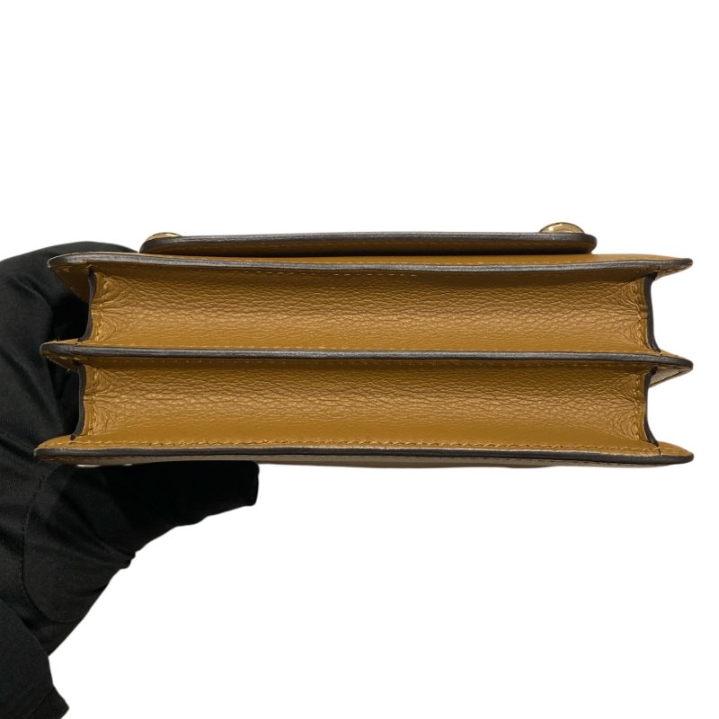 HERMES 愛馬仕 ROULIS 18 豬鼻子 皮革 肩背包 卡其色 淡金釦-4