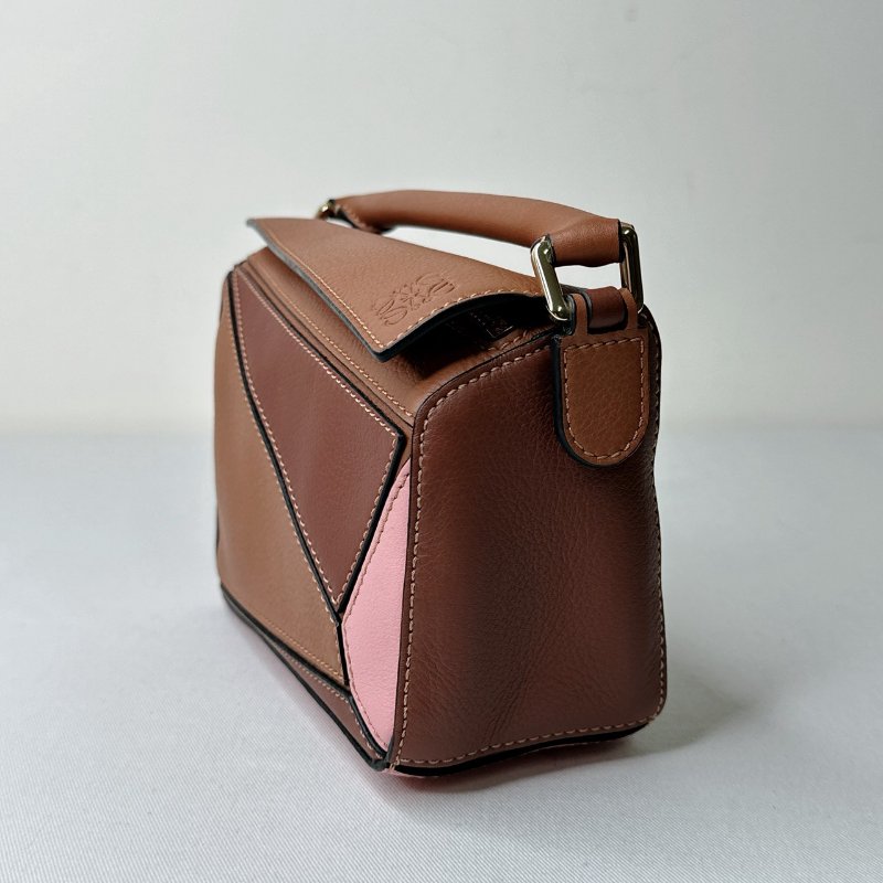 LOEWE Mini Puzzle拚色斜背包-2