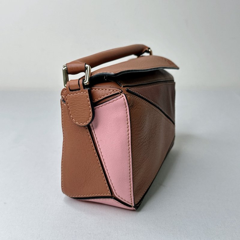 LOEWE Mini Puzzle拚色斜背包-3