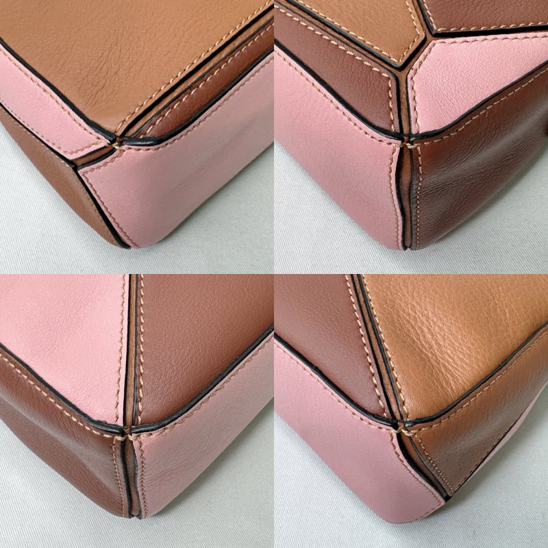 LOEWE Mini Puzzle拚色斜背包-8