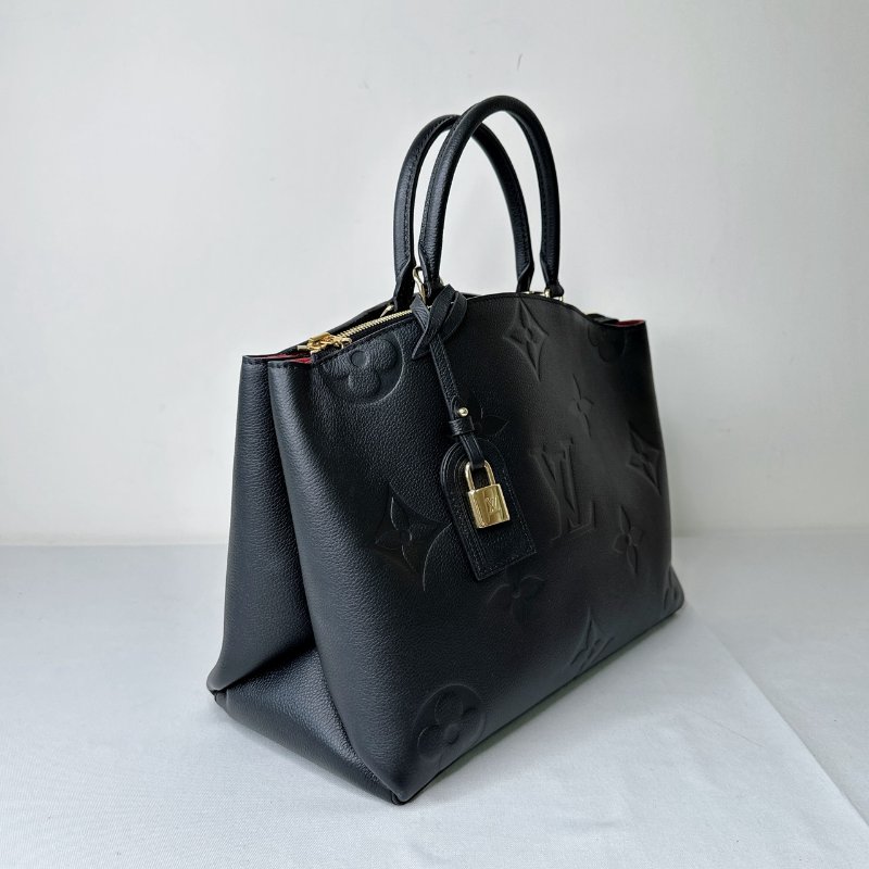 LV Grand Palais黑壓紋托特包-4