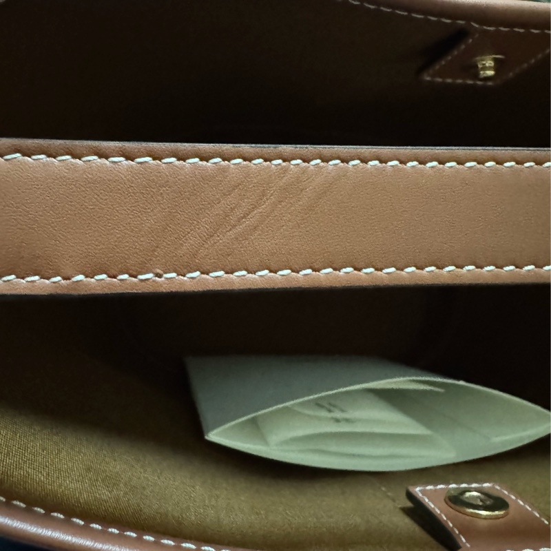 CELINE 新印花小水桶米棕色-12