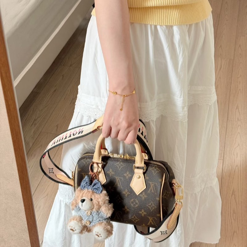 LV 全新Speedy 20老花波士頓包-1