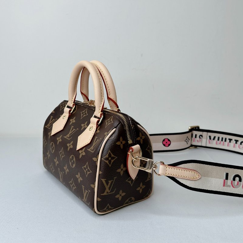 LV 全新Speedy 20老花波士頓包-4