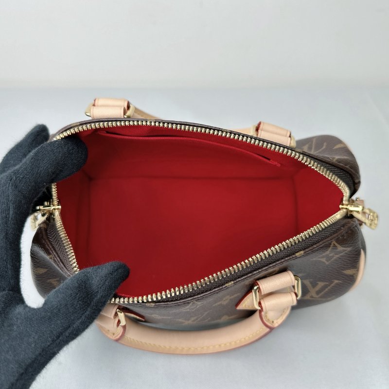 LV 全新Speedy 20老花波士頓包-8