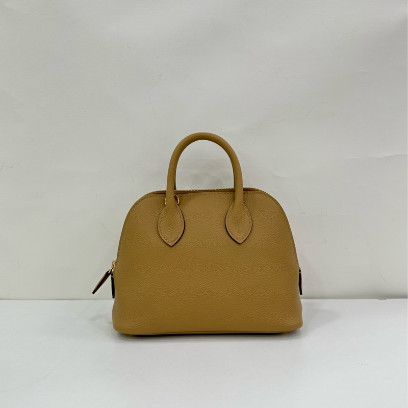 Hermes 愛馬仕mini bolide餅乾色金扣 26年4月購證 全新 G刻-1