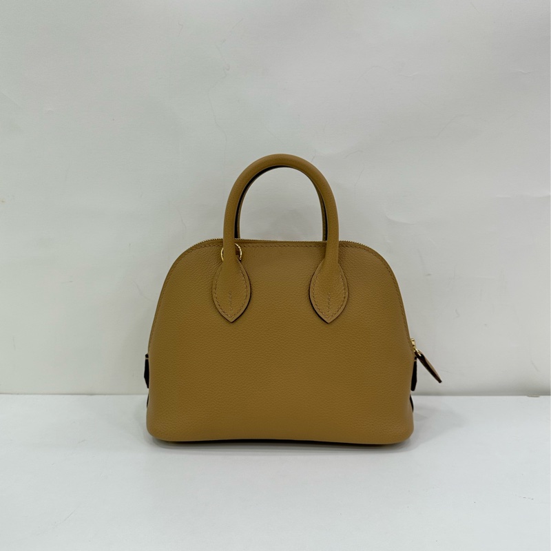 Hermes 愛馬仕mini bolide餅乾色金扣 26年4月購證 全新 G刻-2