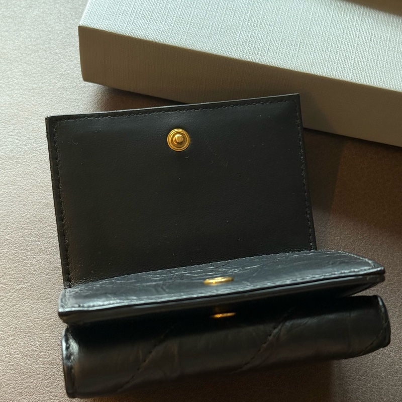 巴黎世家短夾近全新-3