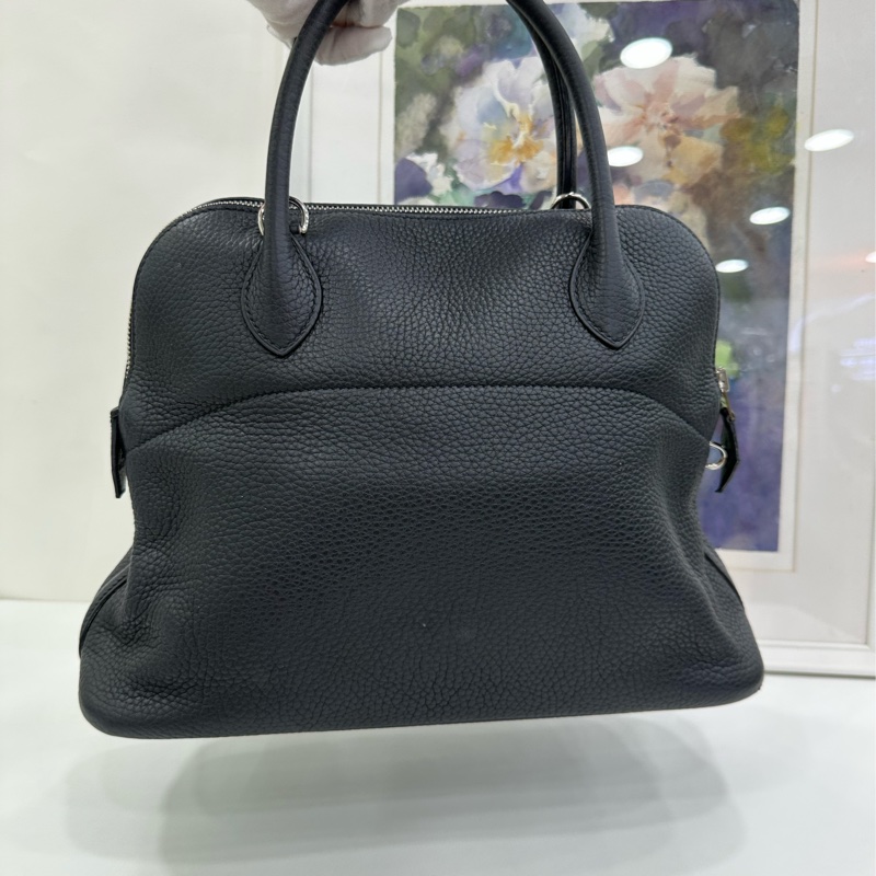 Hermes 愛馬仕 保齡球bolide 31 黑銀 Z刻-3