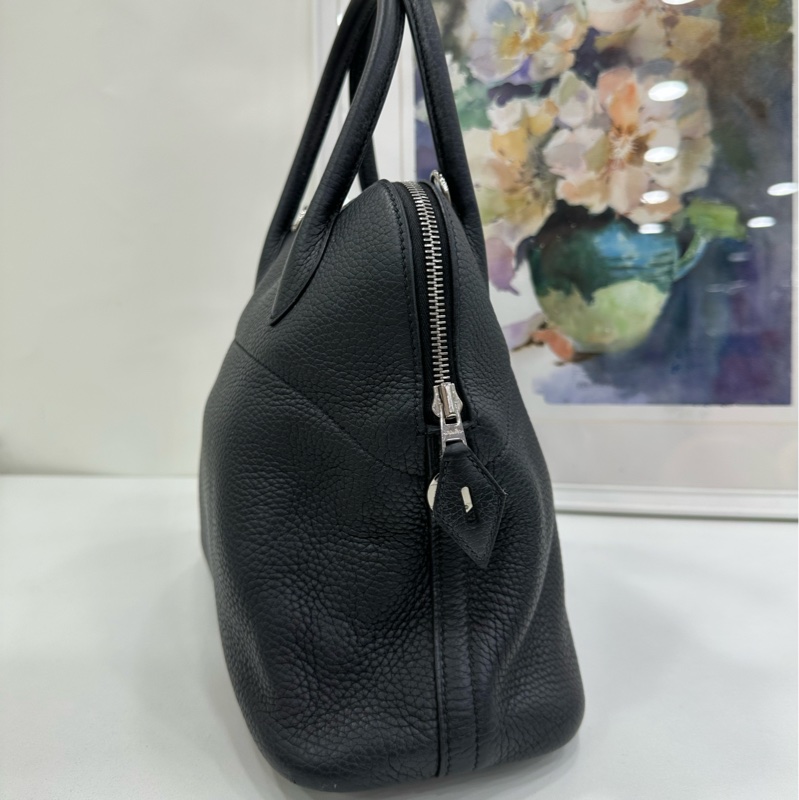 Hermes 愛馬仕 保齡球bolide 31 黑銀 Z刻-5