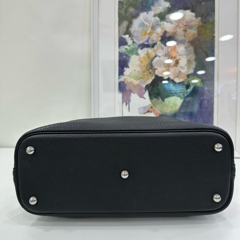 Hermes 愛馬仕 保齡球bolide 31 黑銀 Z刻-6