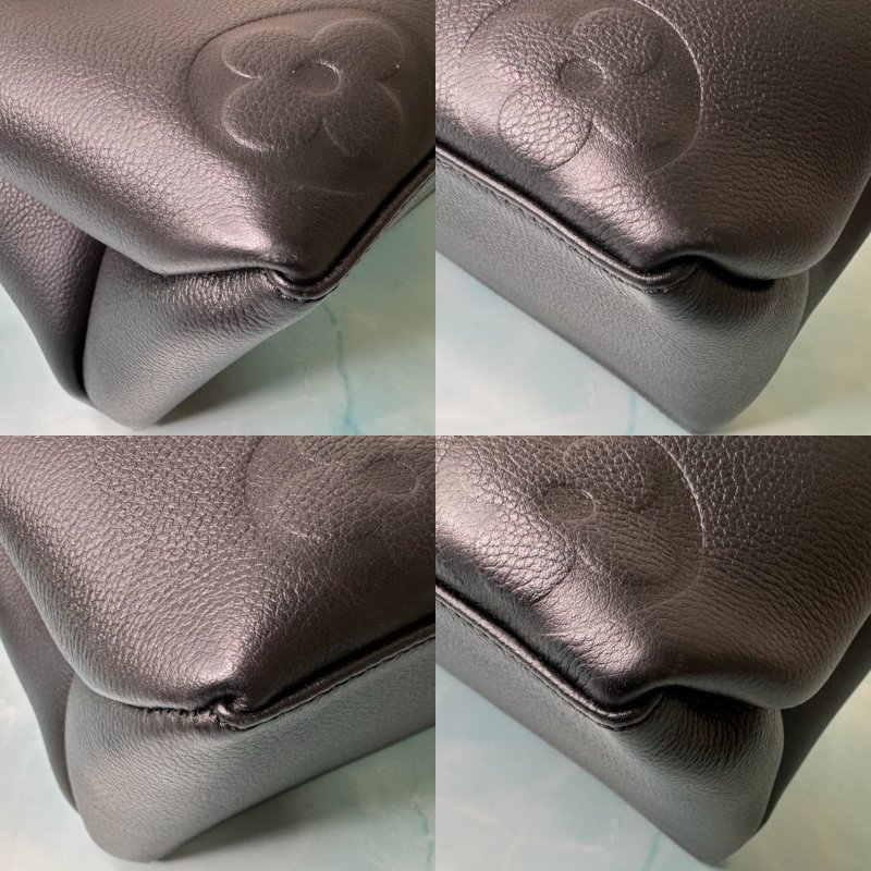 LV Grand Palais黑牛壓紋托特包-10