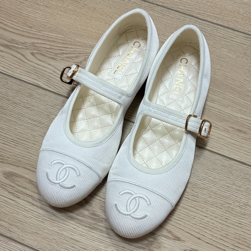 Chanel 24P瑪莉珍鞋 仙女白 🧚‍♀️ 適合38.5-39-1