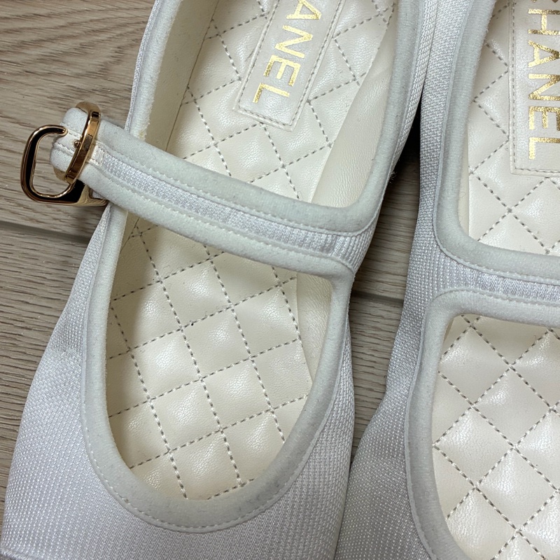 Chanel 24P瑪莉珍鞋 仙女白 🧚‍♀️ 適合38.5-39-4