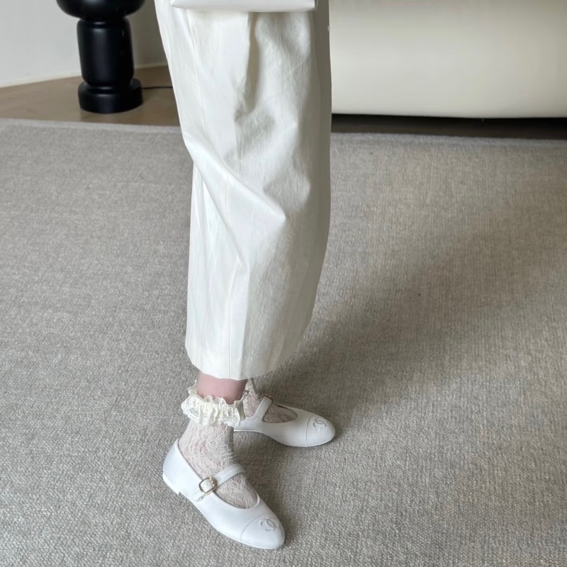 Chanel 24P瑪莉珍鞋 仙女白 🧚‍♀️ 適合38.5-39-9