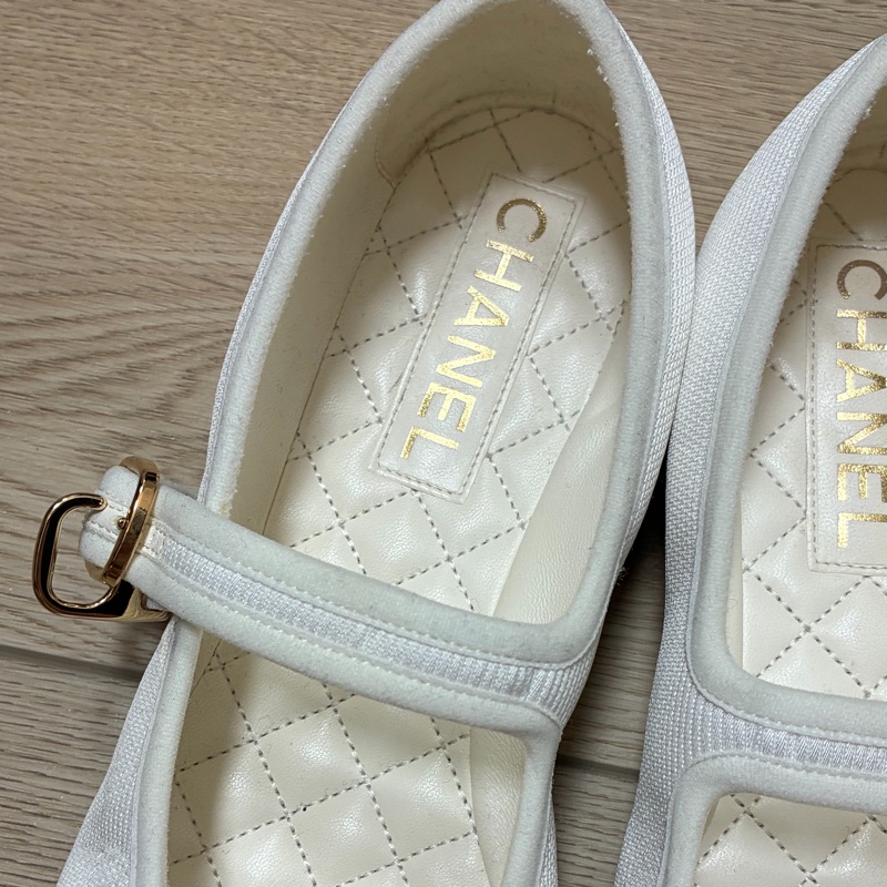 Chanel 24P瑪莉珍鞋 仙女白 🧚‍♀️ 適合38.5-39-19