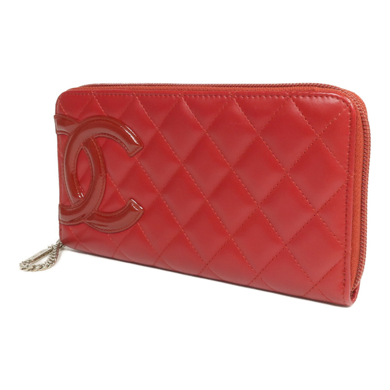 CHANEL 牛皮皮革Cambon Long Wallet長錢包-2