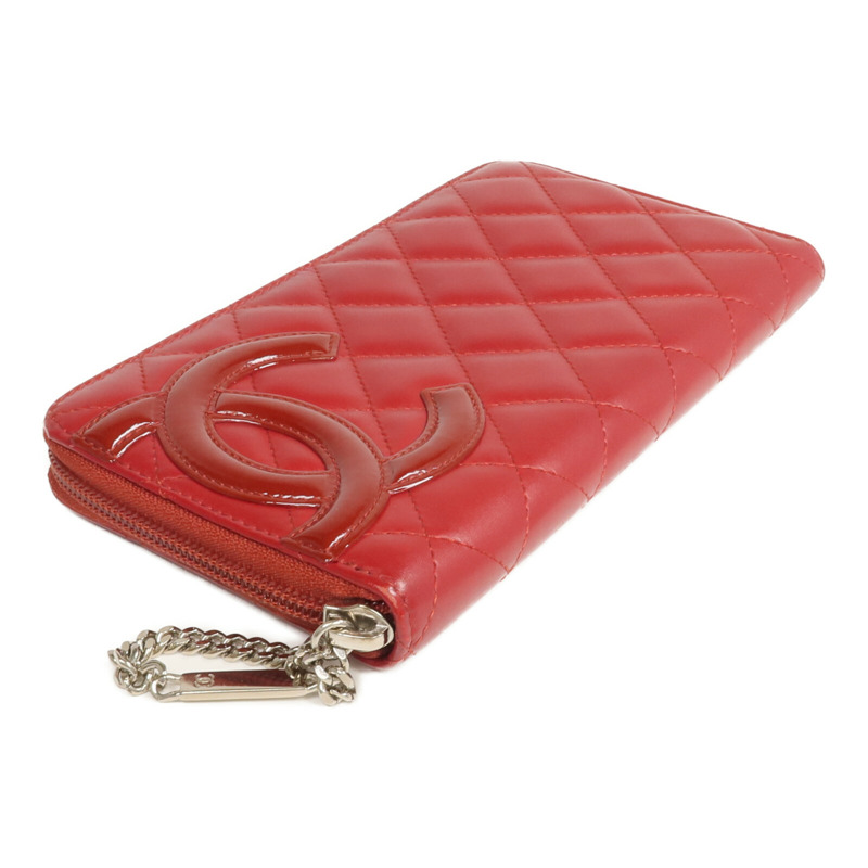 CHANEL 牛皮皮革Cambon Long Wallet長錢包-3