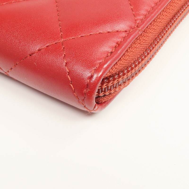 CHANEL 牛皮皮革Cambon Long Wallet長錢包-6