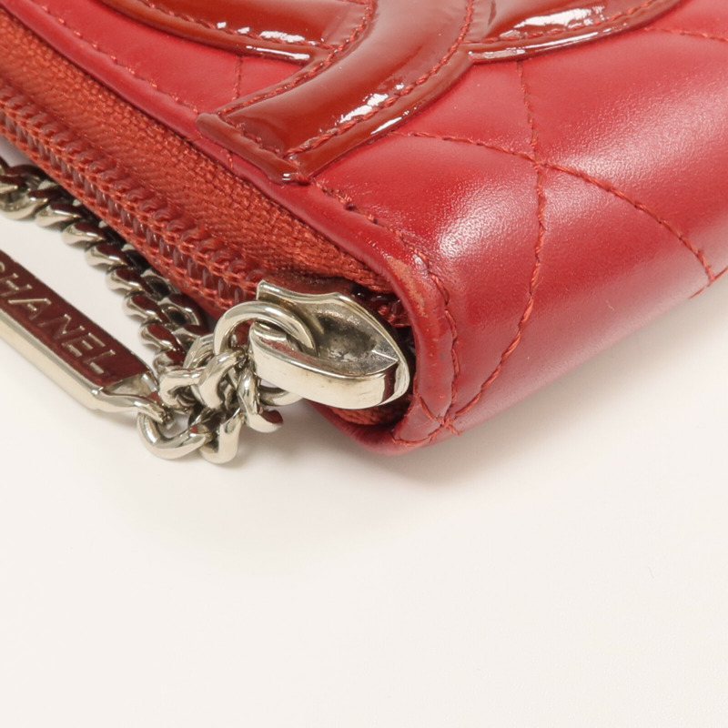 CHANEL 牛皮皮革Cambon Long Wallet長錢包-7