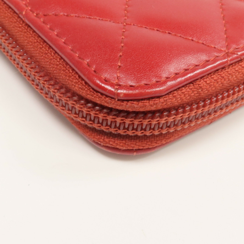 CHANEL 牛皮皮革Cambon Long Wallet長錢包-8