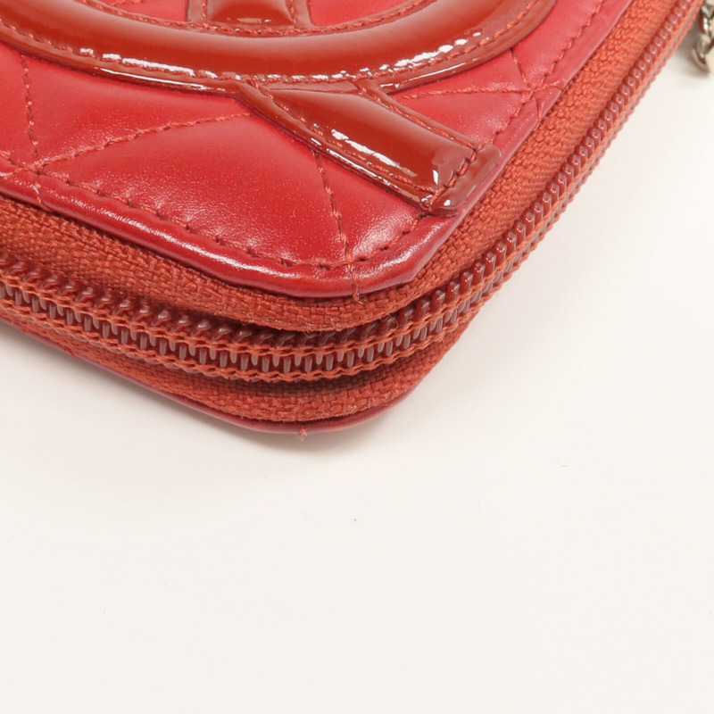 CHANEL 牛皮皮革Cambon Long Wallet長錢包-9