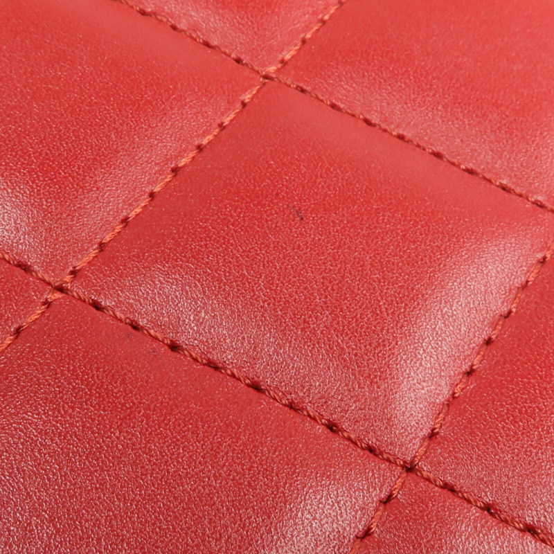 CHANEL 牛皮皮革Cambon Long Wallet長錢包-17