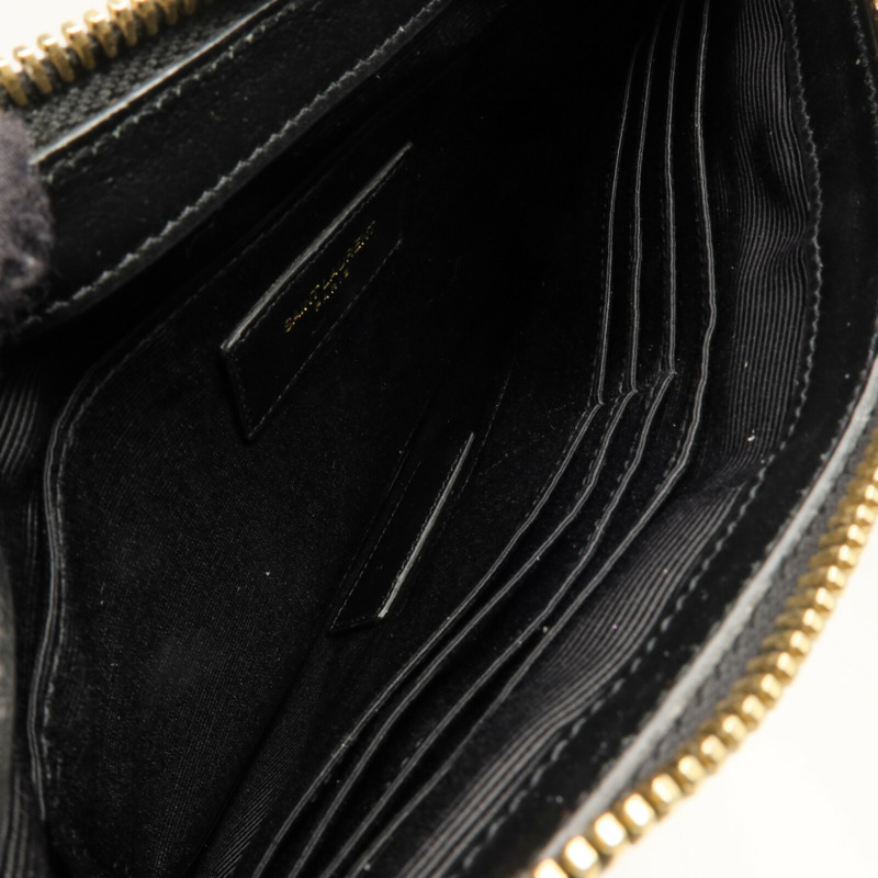 SAINT LAURENT 牛皮皮革Pouch手拿包-13