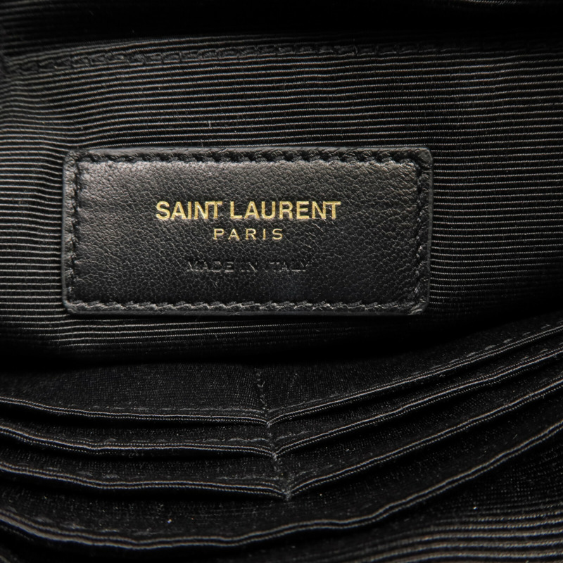 SAINT LAURENT 牛皮皮革Pouch手拿包-14