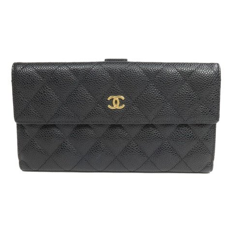 CHANEL 牛皮皮革Long Wallet長錢包