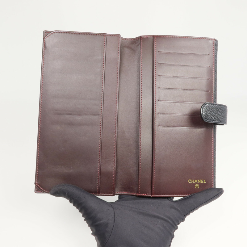 CHANEL 牛皮皮革Long Wallet長錢包-7