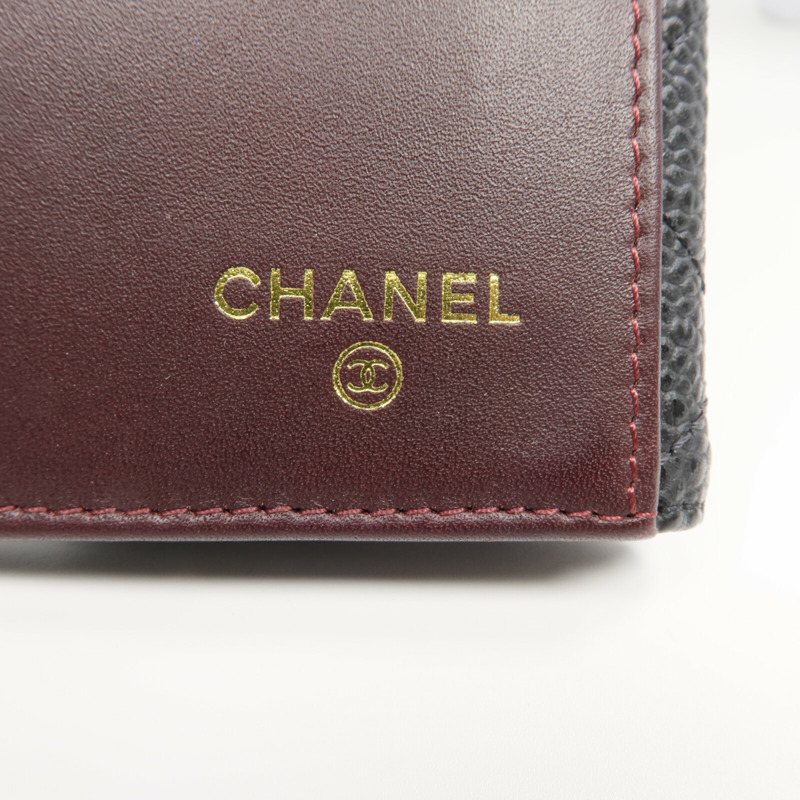 CHANEL 牛皮皮革Long Wallet長錢包-8