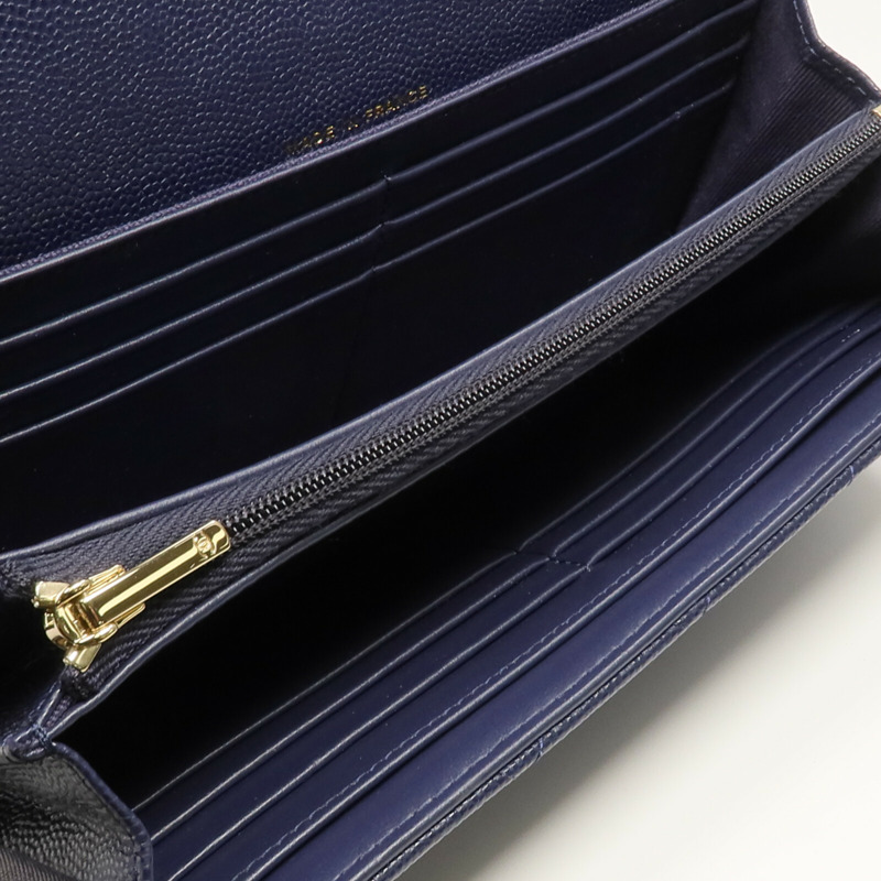 CHANEL 牛皮皮革Classic Long Flap Wallet長錢包-7