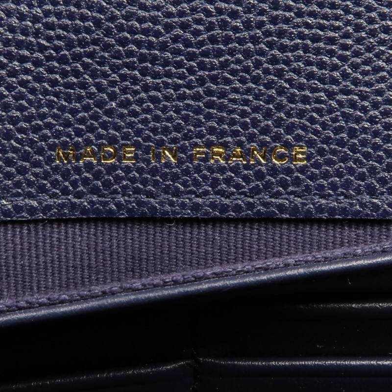 CHANEL 牛皮皮革Classic Long Flap Wallet長錢包-9