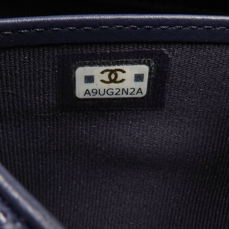 CHANEL 牛皮皮革Classic Long Flap Wallet長錢包-10