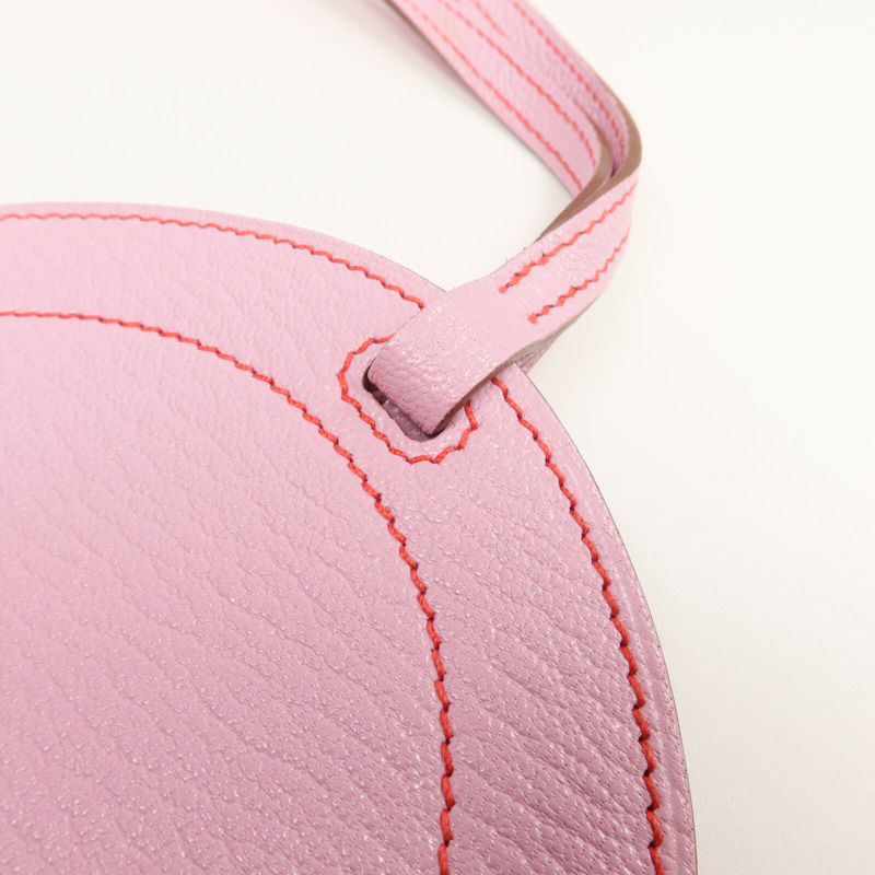 HERMES Chevre皮革In The Loop Phone To Go PM手機袋Mauve Sylvestre-9