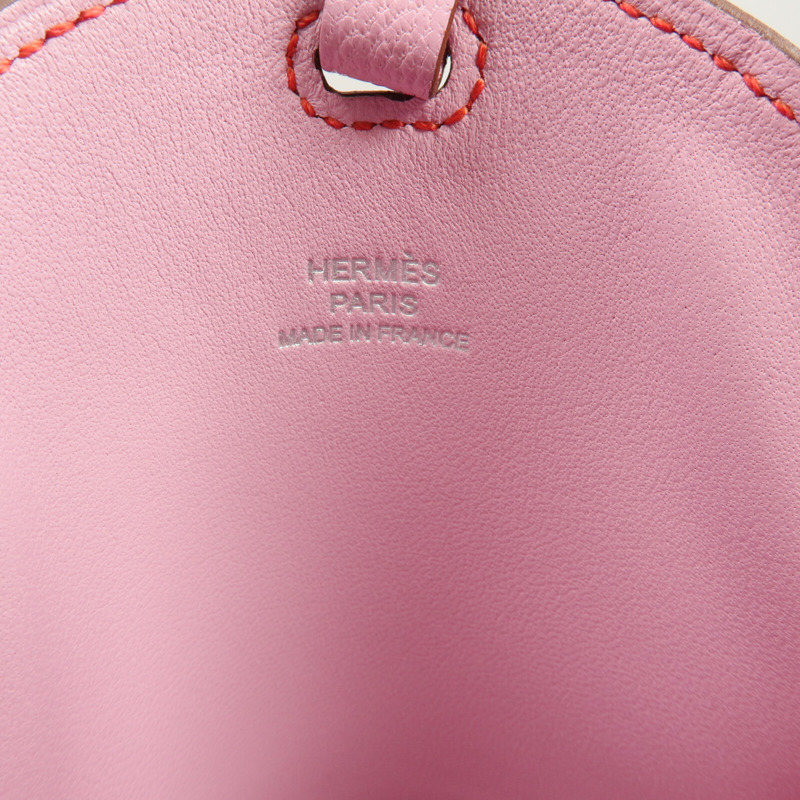HERMES Chevre皮革In The Loop Phone To Go PM手機袋Mauve Sylvestre-10