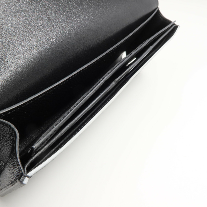 HERMES Epsom皮革Passant Long Wallet長錢包Noir-7