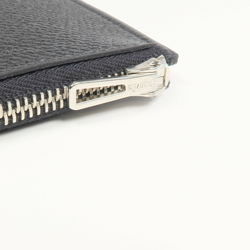 HERMES Epsom皮革Passant Long Wallet長錢包Noir-15