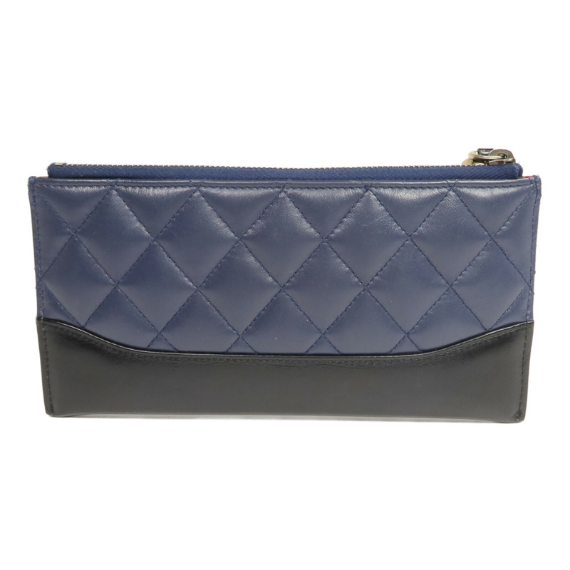 CHANEL 牛皮皮革Gabrielle Long Wallet長錢包-1