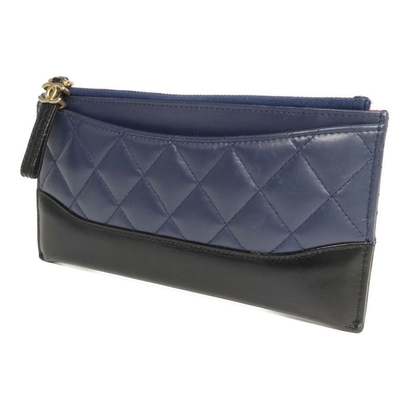 CHANEL 牛皮皮革Gabrielle Long Wallet長錢包-2