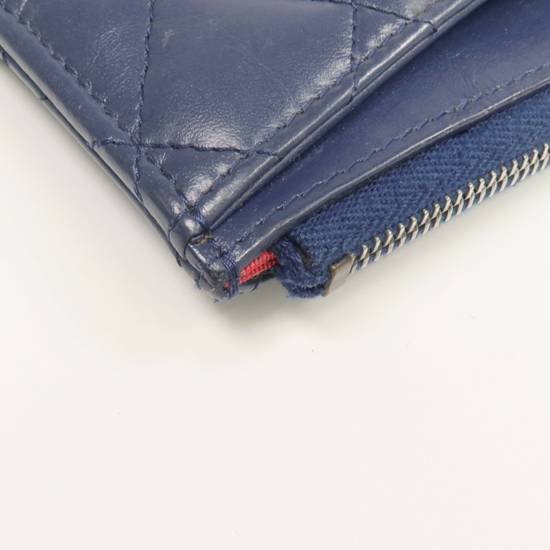 CHANEL 牛皮皮革Gabrielle Long Wallet長錢包-9