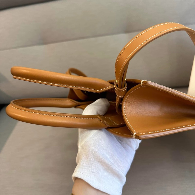 Celine字母大號-印花帆布牛皮手提/斜背托特包-20