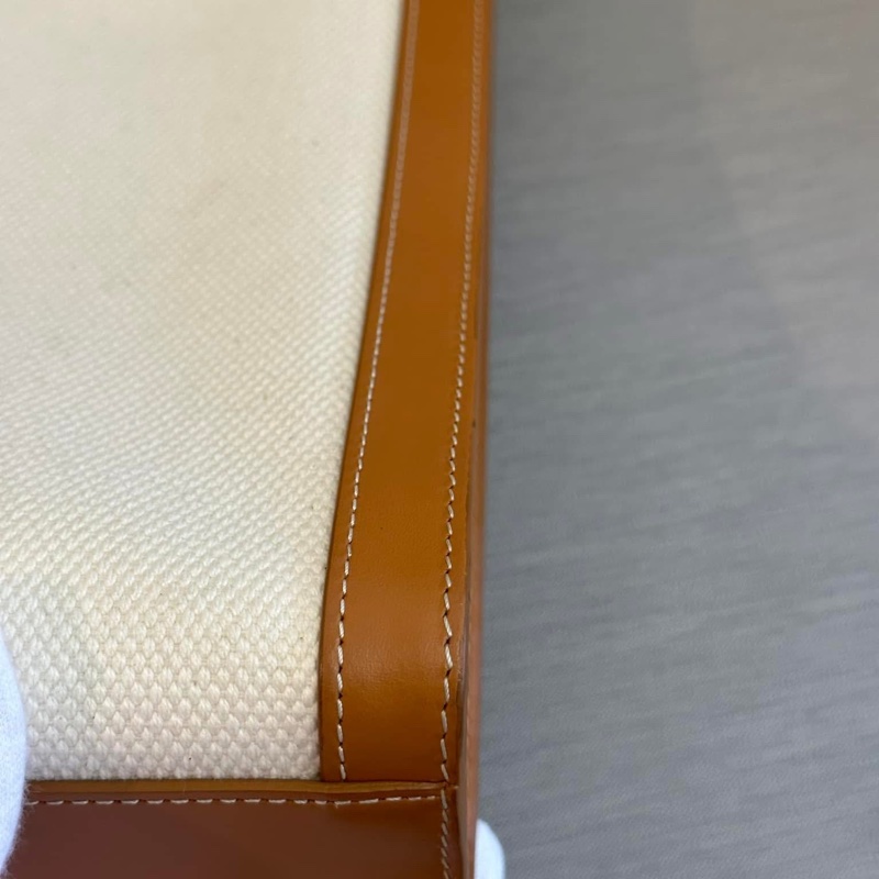 Celine字母大號-印花帆布牛皮手提/斜背托特包-28