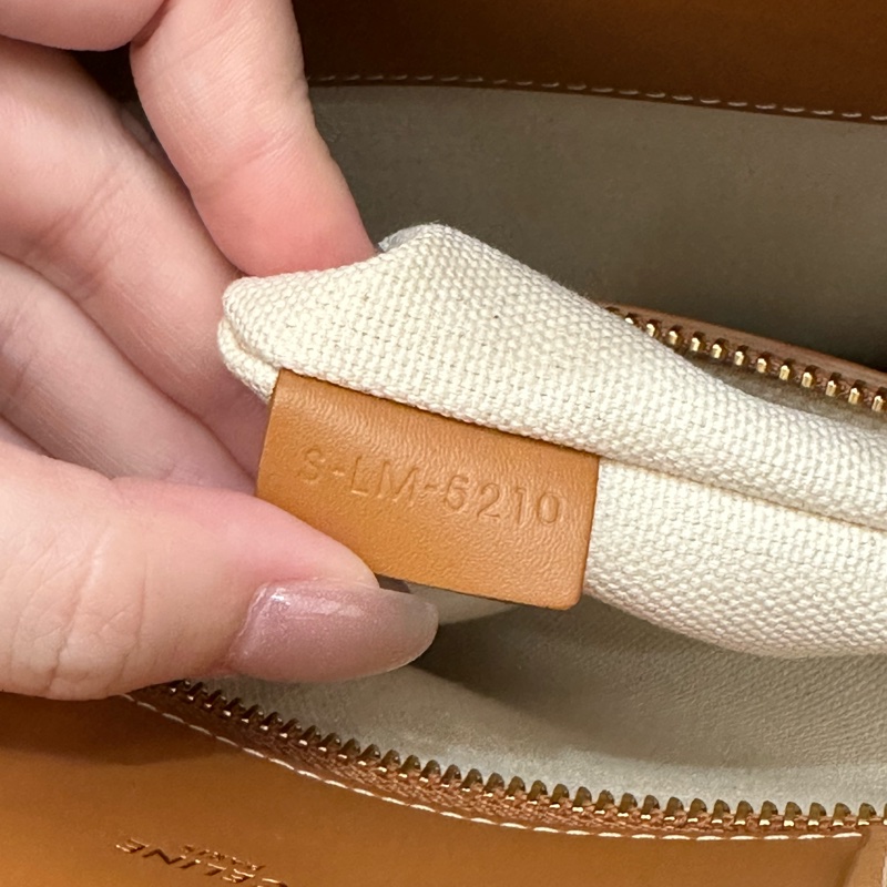 Celine字母大號-印花帆布牛皮手提/斜背托特包-33